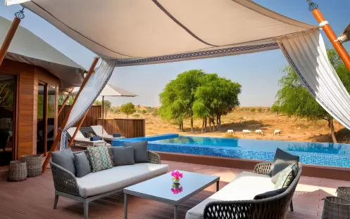 Al Sarab Desert View Pool Villa - Patio Al Sarab Desert View Pool Villa - Patio